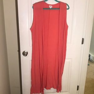 Lularoe Joy vest duster size L